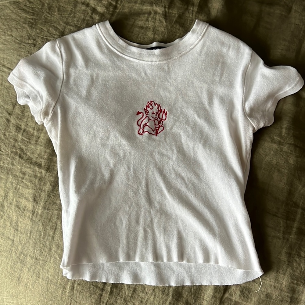 Brandy Melville devil baby tee